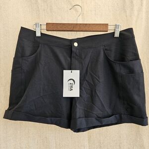 ZYIA Not Just a Trail Active Black Shorts XLarge